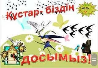 “Құстар – біздің досымыз” атты ақпараттық сағаты